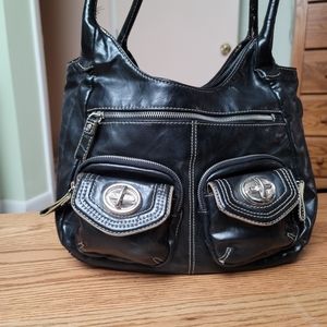 Liz Claiborne New York leather handbag tote